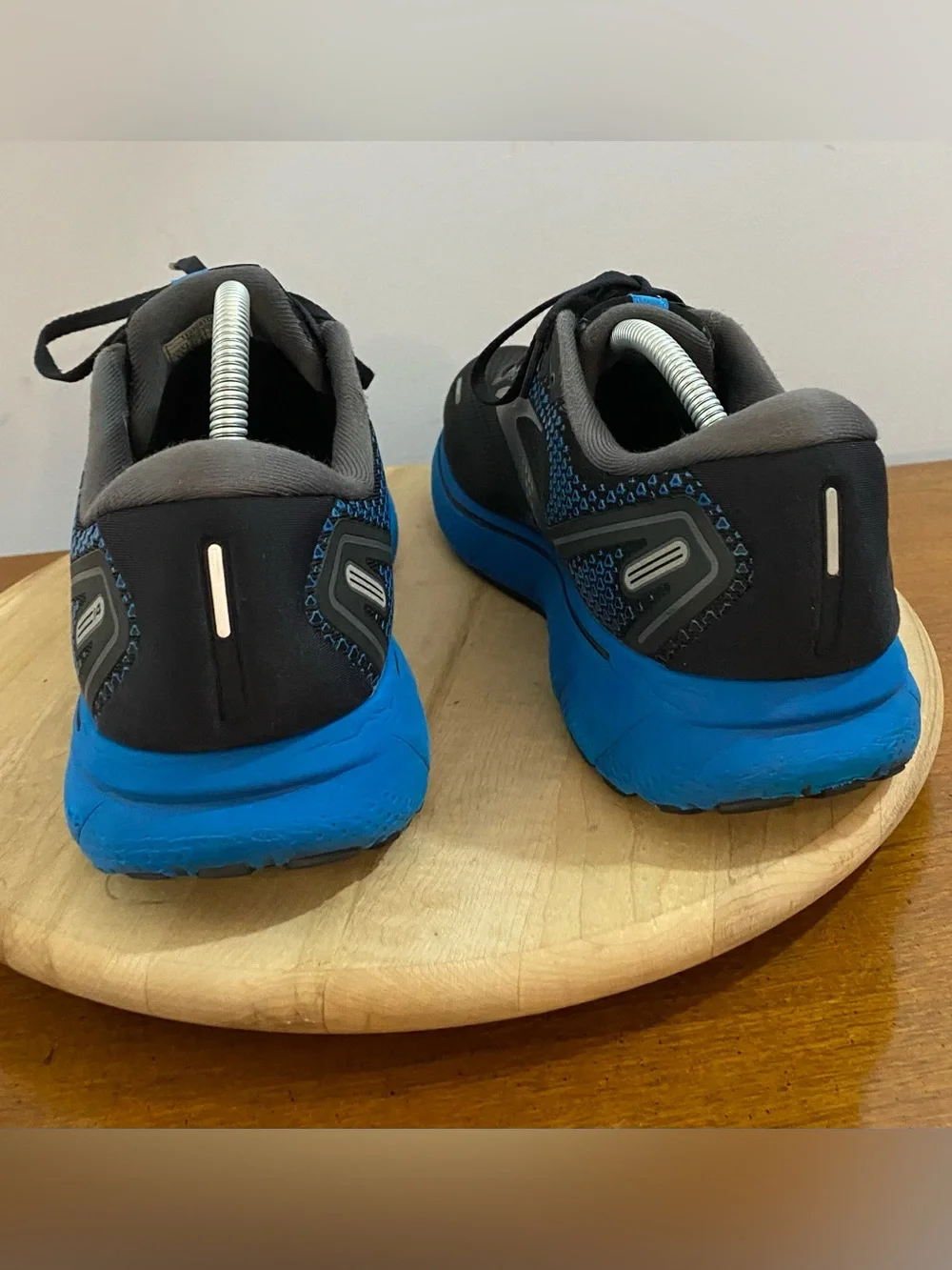Brooks Ghost 14 Men's 13 Black/Blackened Pearl/Blue Neutral Running Shoes READ* - Picture 6 of 16